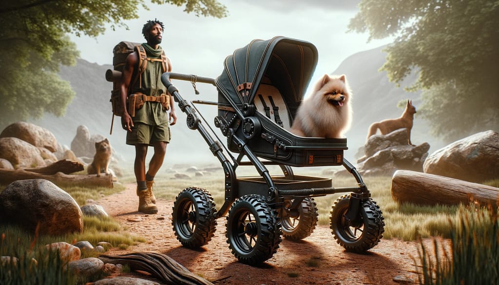 poussette pour chien tout terrain