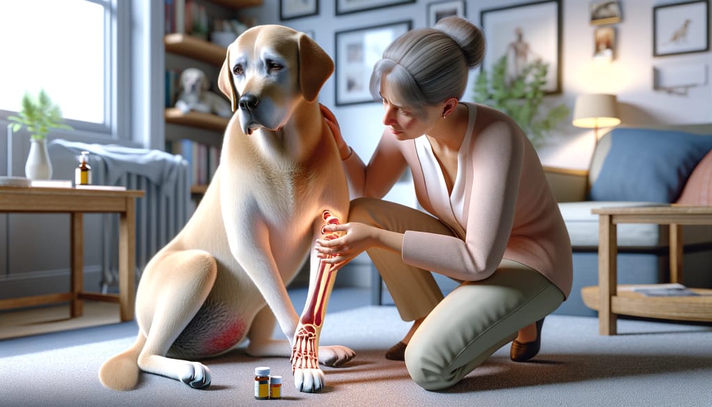 Comment se manifeste une crise d’arthrose chez le chien