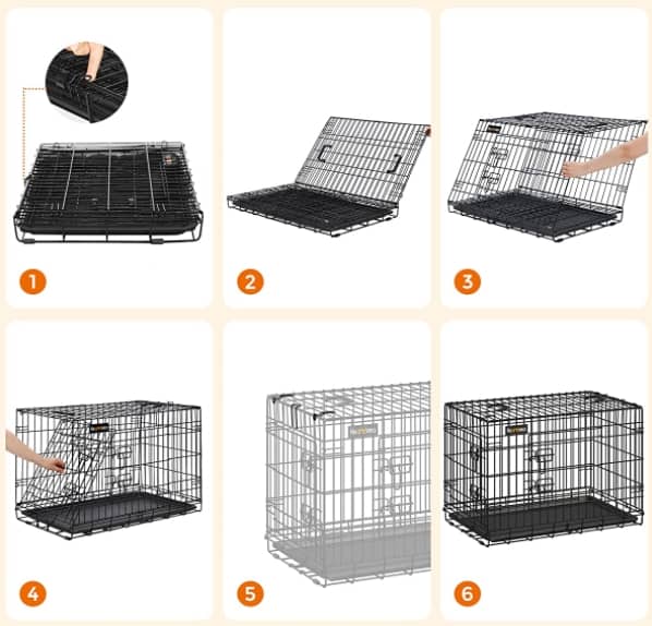 cage transport pour chien pliable