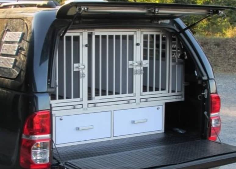 caisse a chien pour pick up